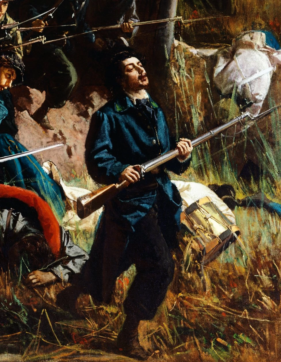 La battaglia di Varese - Musei Civici di Pavia 1, dettaglio